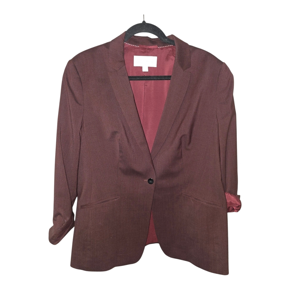 Hugo Boss Deep Burgundy Women's Blazer